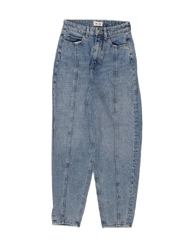 LEE Womens High Waist Tapered Jeans US 4 Small W26 L39 Blue Cotton Chic Rip-Detail High-Waist Jeans LEE Womens High Waist Tapered Jeans US 4 Small W26 L39 Blue Cotton Chic Rip-Detail High-Waist Jeans