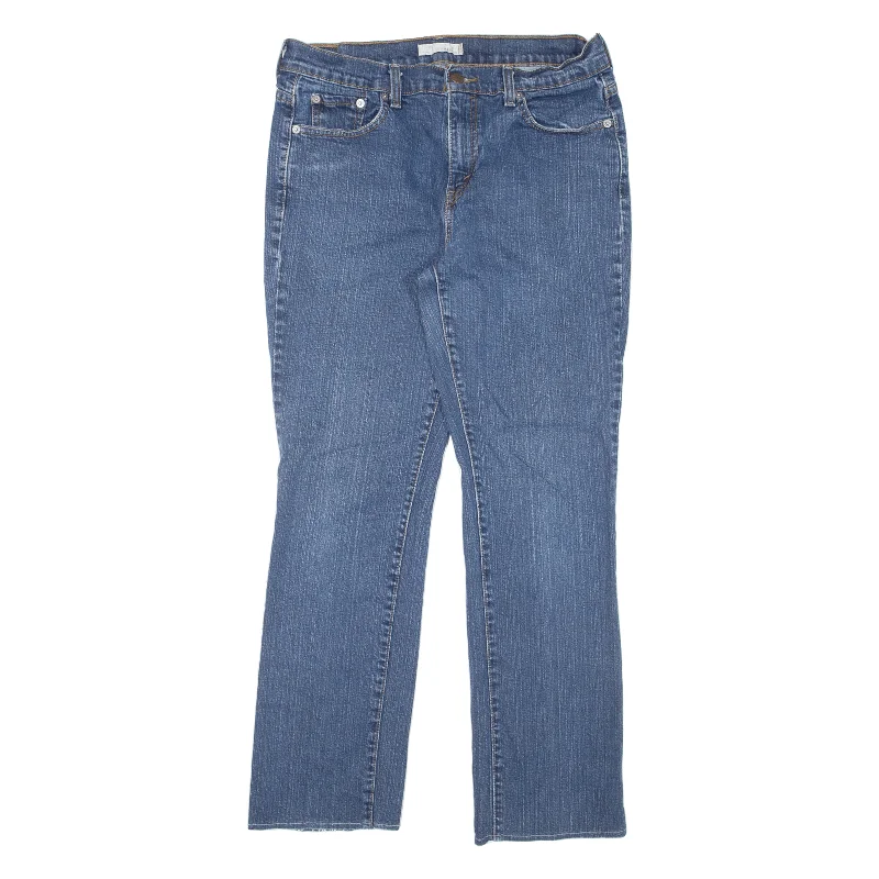 LEVI'S 505 Womens Jeans Blue Regular Straight W30 L29 Fashionable Mom Jeans