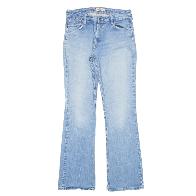 LEVI'S 629 Blue Jeans W32 L34 Trendy Button-Up High-Waist Jeans
