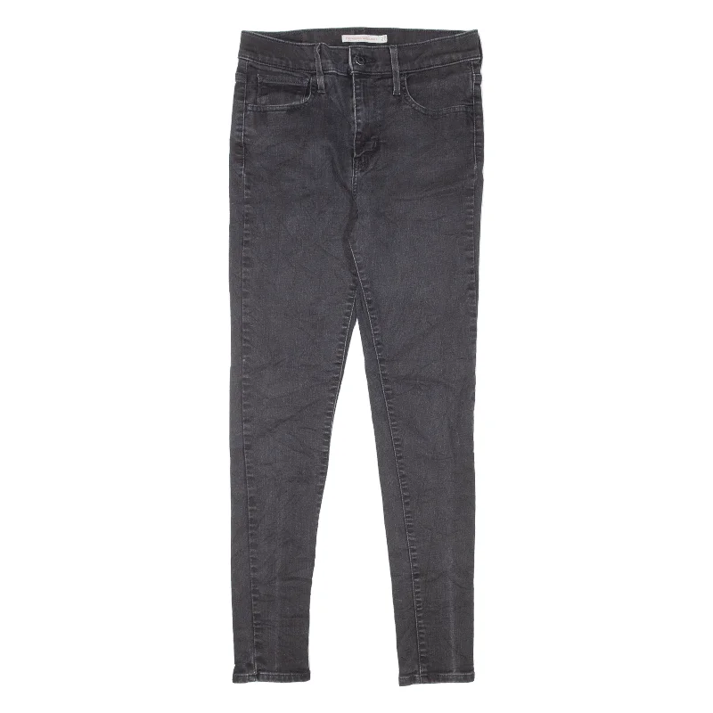 LEVI'S 720 High Rise Womens Jeans Black Slim Skinny W27 L26 Chic Dark-Wash Skinny Jeans LEVI'S 720 High Rise Womens Jeans Black Slim Skinny W27 L26 Chic Dark-Wash Skinny Jeans
