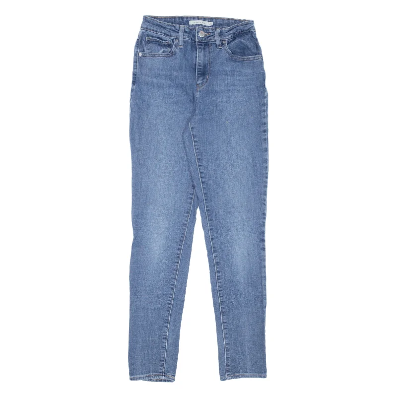 LEVI'S 721 High Rise Womens Jeans Blue Slim Skinny W23 L30 Casual Bootcut Ripped Jeans LEVI'S 721 High Rise Womens Jeans Blue Slim Skinny W23 L30 Casual Bootcut Ripped Jeans