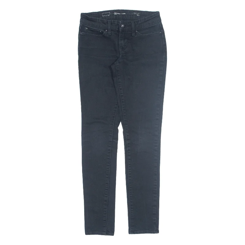 LEVI'S Slight Curve Womens Jeans Black Slim Skinny W25 L32 Comfortable Full-Length Denim Jeans LEVI'S Slight Curve Womens Jeans Black Slim Skinny W25 L32 Comfortable Full-Length Denim Jeans