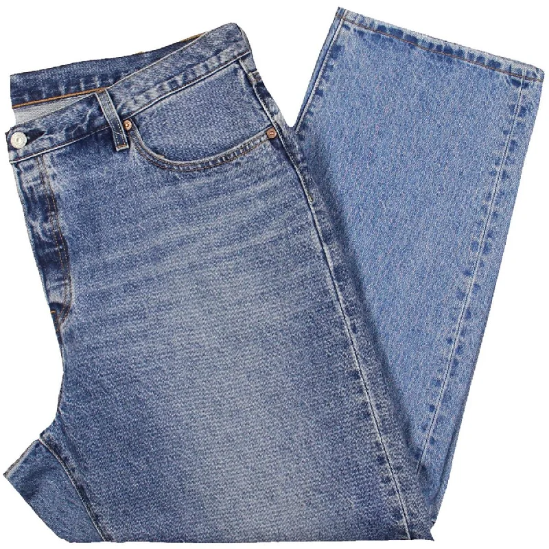 Levi's Womens Plus High Rise Medium Wash Straight Leg Jeans Trendy Colored Denim Jeans Levi's Womens Plus High Rise Medium Wash Straight Leg Jeans Trendy Colored Denim Jeans