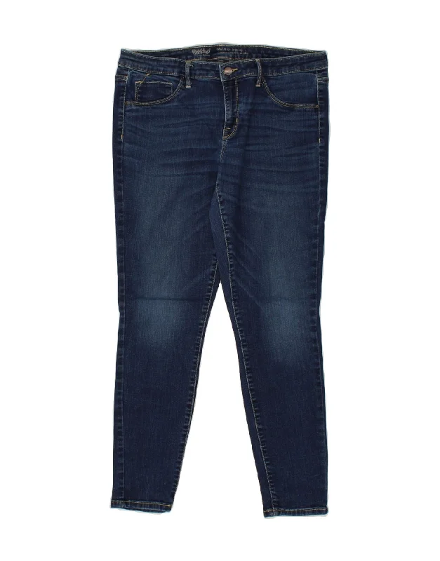 MOSSIMO Womens Mid Rise Jegging Jeans US 14 XL W32 L28 Blue Cotton Fashionable Slim Fit Jeans MOSSIMO Womens Mid Rise Jegging Jeans US 14 XL W32 L28 Blue Cotton Fashionable Slim Fit Jeans