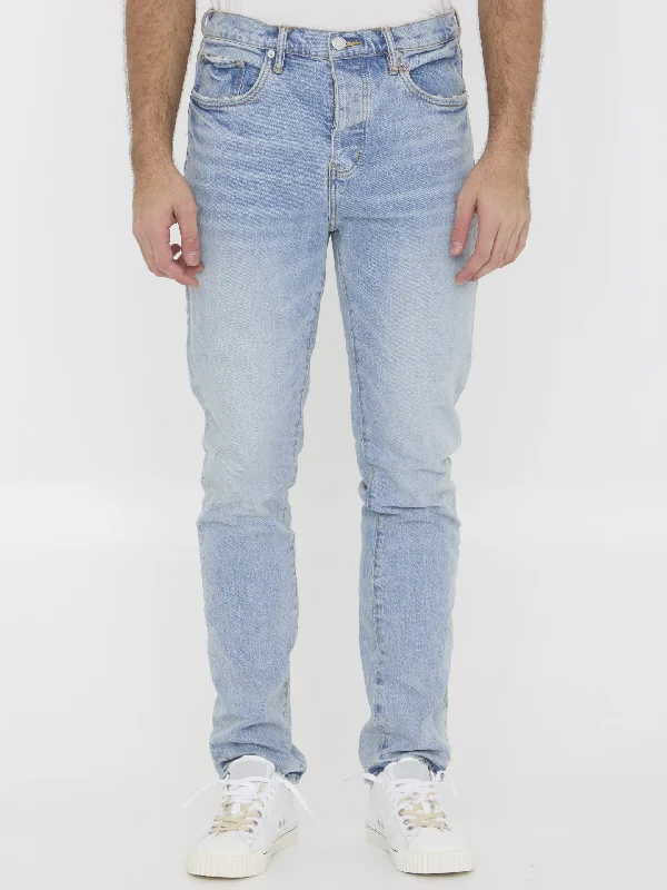 Subtle Dirty Jeans Trendy Patchwork Denim Jeans