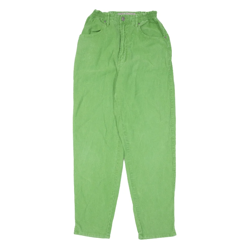 TEDDY'S Womens Jeans Green Regular Mom 90s W23 L29 Stylish Slim Fit Denim