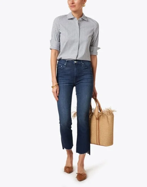 "The Insider Crop Step Fray" Jean Classic Button Fly Jeans