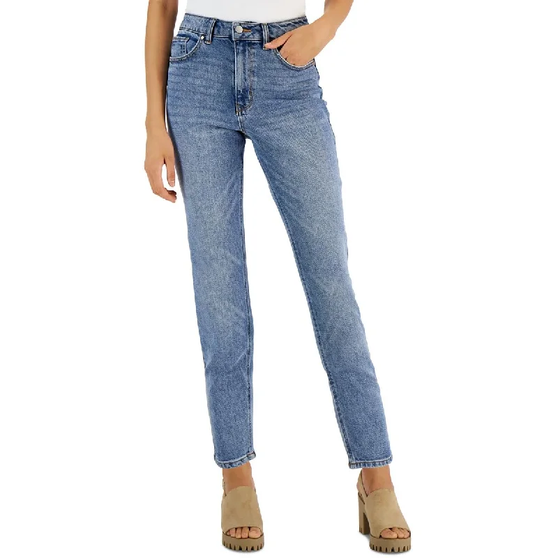 Tinsel Womens Petites High Rise Medium Wash Straight Leg Jeans Trendy Low-Rise Bootcut Jeans Tinsel Womens Petites High Rise Medium Wash Straight Leg Jeans Trendy Low-Rise Bootcut Jeans