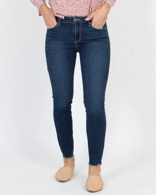 "Verdugo Ankle" Jeans Comfortable Faded High-Rise Jeans