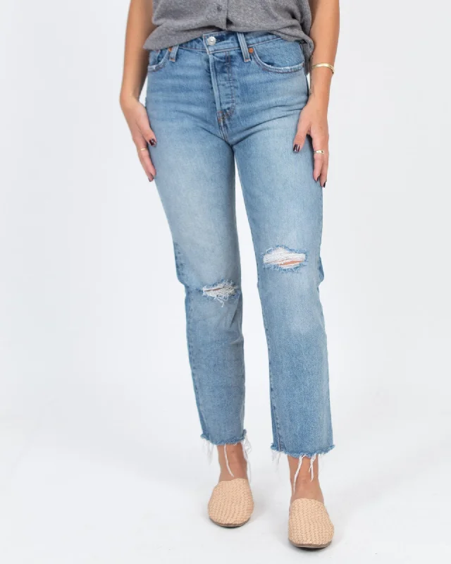 "Wedgie Straight" Jeans Trendy Low-Rise Slim Jeans