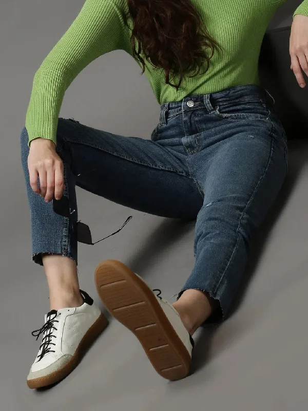 Women's Blue Solid Slim Fit Denim Jeans-GZ-5174-3-Blue Comfortable Stretch Denim Jeans Women's Blue Solid Slim Fit Denim Jeans-GZ-5174-3-Blue Comfortable Stretch Denim Jeans
