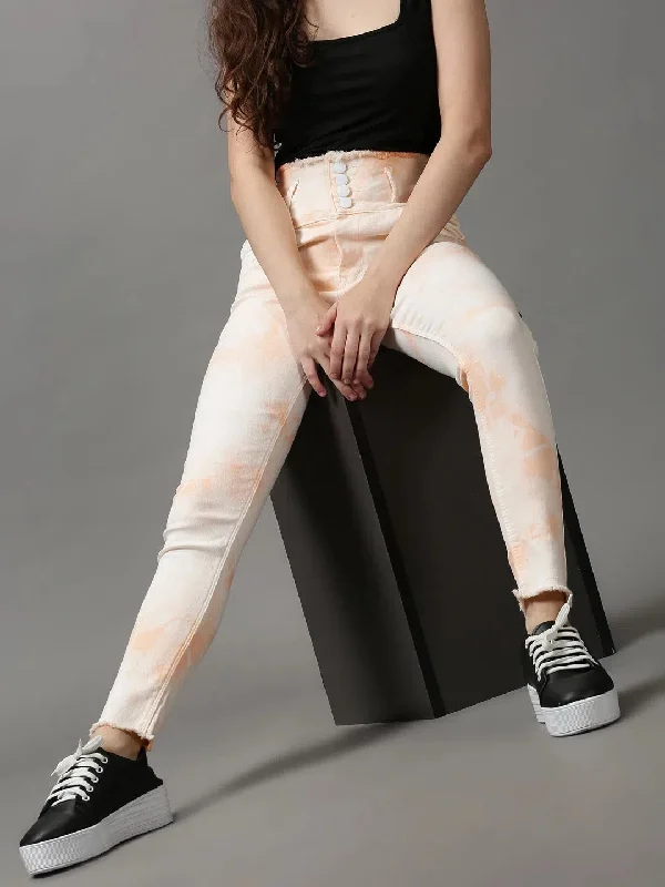 Women's Peach Solid Skinny Fit Denim Jeans-GZ-5138-Peach Stylish Relaxed Fit Skinny Jeans Women's Peach Solid Skinny Fit Denim Jeans-GZ-5138-Peach Stylish Relaxed Fit Skinny Jeans