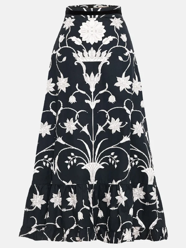 1500 Aurora Skirt velvet skirt plush