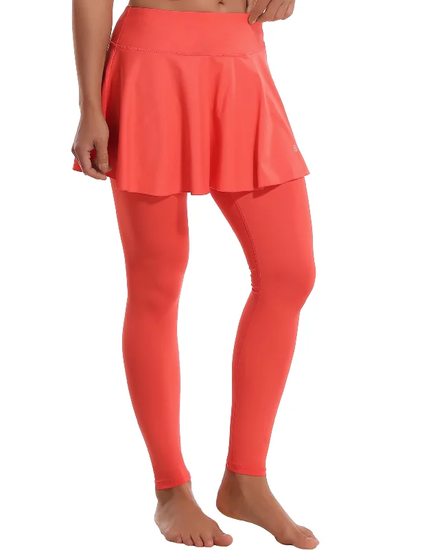 Athletic Tennis Golf Skort with Pocket Shorts coral_Running denim skirt classic