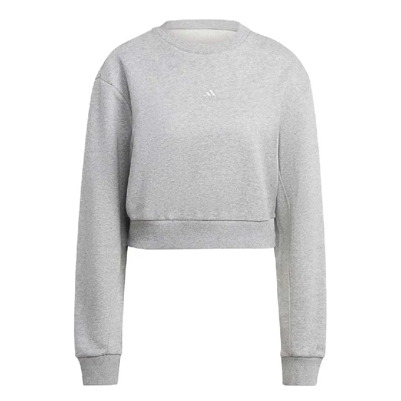 adidas - Women's All SZN French Terry Sweatshirt (IC6486) Hoodie with Button Classic Timeless adidas - Women's All SZN French Terry Sweatshirt (IC6486) Hoodie with Button Classic Timeless