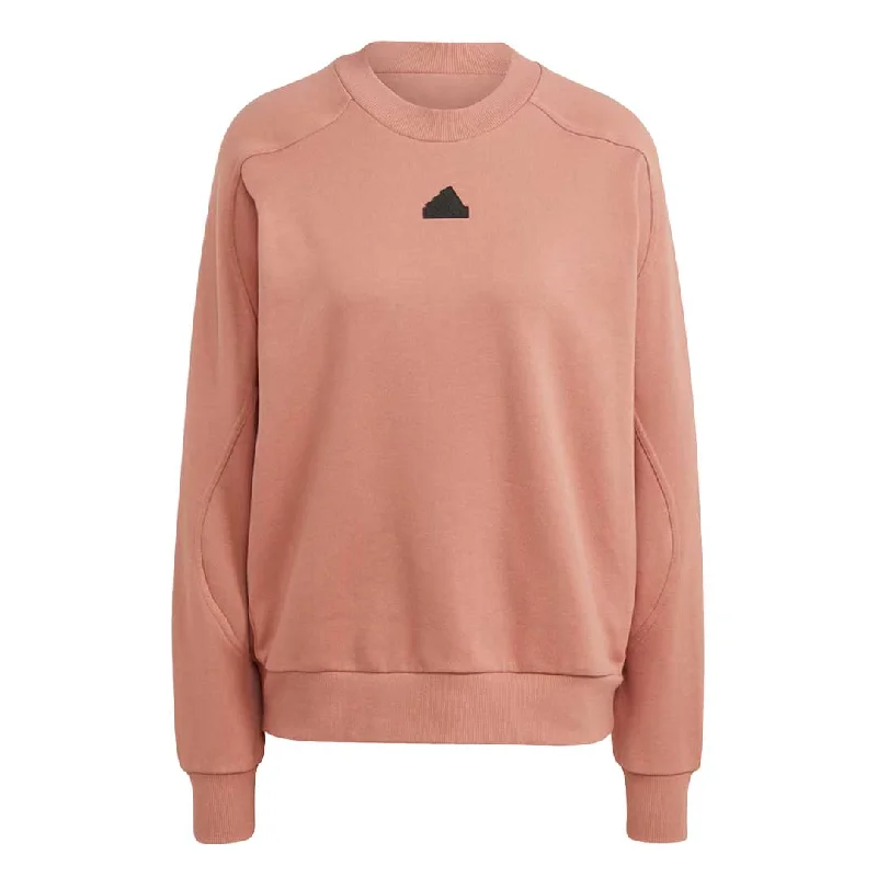 adidas - Women's City Escape Loose Crew Sweatshirt (HZ7300) Hoodie with Sequins Glamorous Eye-catching adidas - Women's City Escape Loose Crew Sweatshirt (HZ7300) Hoodie with Sequins Glamorous Eye-catching