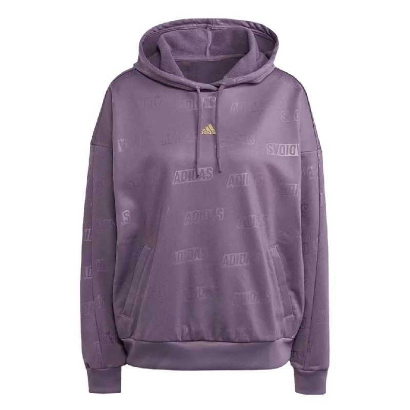 adidas - Women's Embossed Monogram Fleece Hoodie (IM2585) Hoodie with Patch Decorative Personalized adidas - Women's Embossed Monogram Fleece Hoodie (IM2585) Hoodie with Patch Decorative Personalized