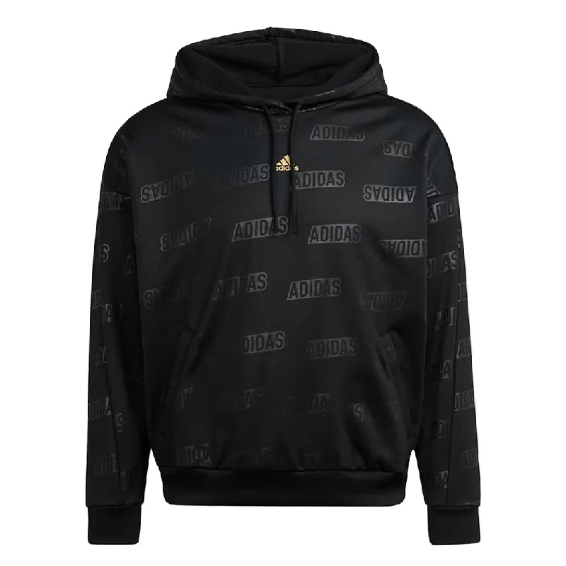 adidas - Women's Embossed Monogram Fleece Hoodie (IM2586) Hoodie with Hem Detail Decorative Unique adidas - Women's Embossed Monogram Fleece Hoodie (IM2586) Hoodie with Hem Detail Decorative Unique