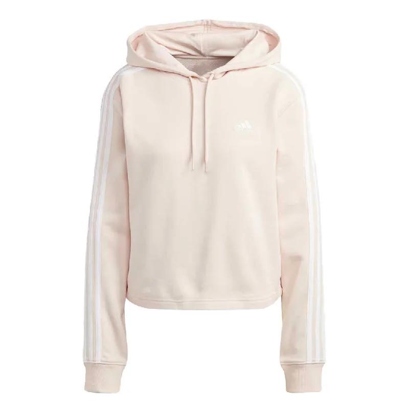 adidas - Women's Essentials 3-Stripes French Terry Crop Hoodie (IC9914) Hoodie with Applique Textured Unique adidas - Women's Essentials 3-Stripes French Terry Crop Hoodie (IC9914) Hoodie with Applique Textured Unique