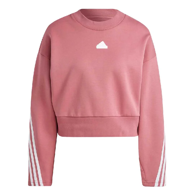 adidas - Women's Future Icons 3-Stripes Sweatshirt (IB8498) Hoodie Jacket Zipper Layering adidas - Women's Future Icons 3-Stripes Sweatshirt (IB8498) Hoodie Jacket Zipper Layering