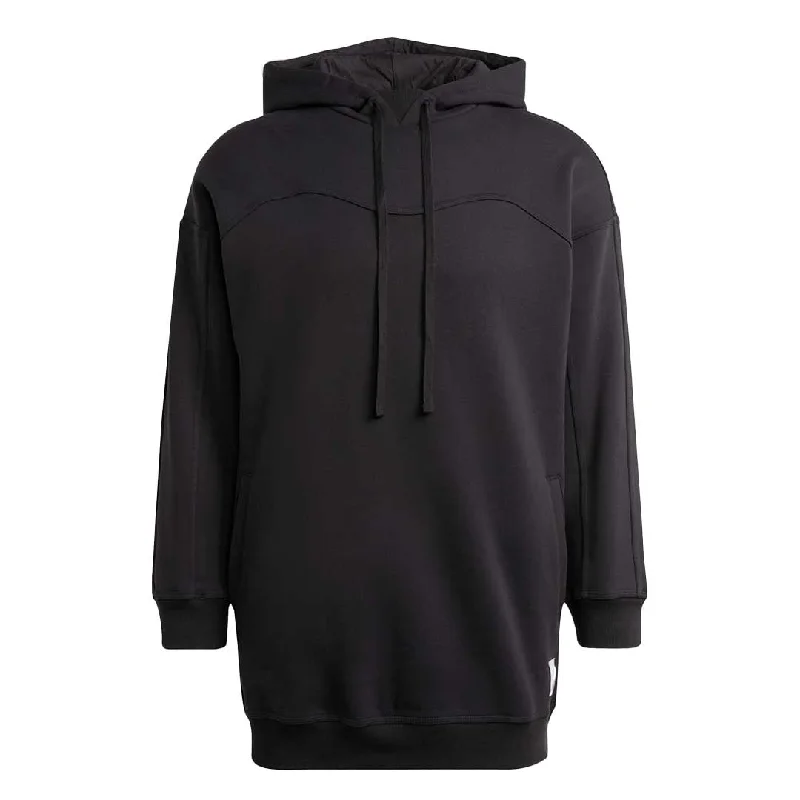 adidas - Women's Lounge Fleece Hoodie (HZ1593) Hoodie with Lace Feminine Delicate