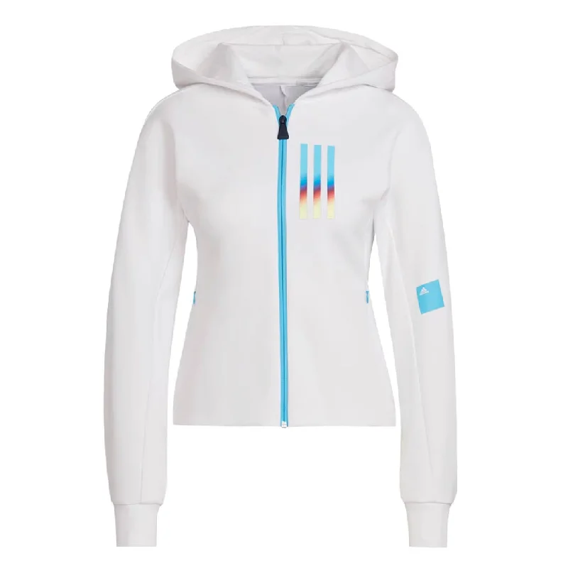 adidas - Women's Mission Victory Slim Fit Full Zip Hoodie (HN1610) Hoodie with Lining Warm Insulated adidas - Women's Mission Victory Slim Fit Full Zip Hoodie (HN1610) Hoodie with Lining Warm Insulated