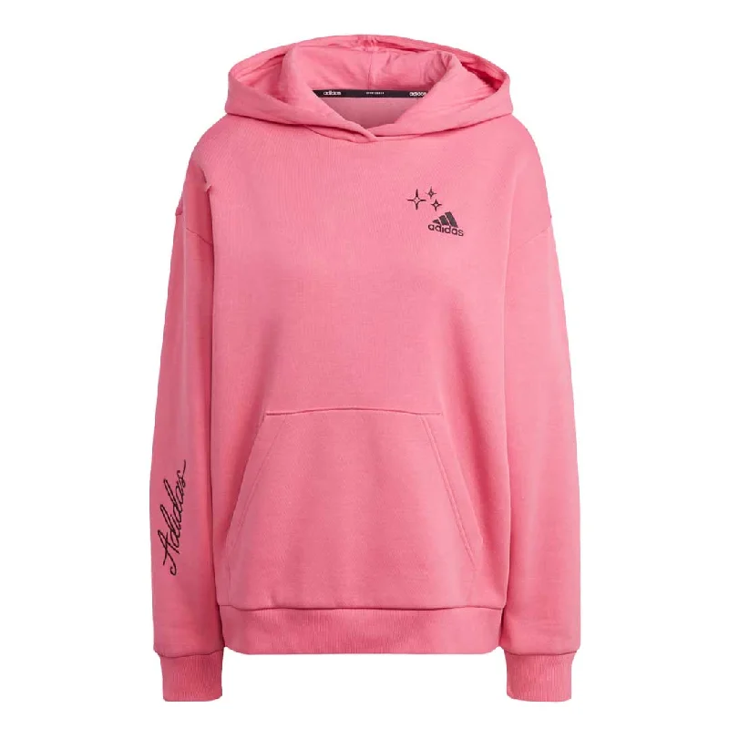 adidas - Women's Scribble Embroidery Fleece Hoodie (IA3162) Hoodie with Set-In Sleeves Structured Classic adidas - Women's Scribble Embroidery Fleece Hoodie (IA3162) Hoodie with Set-In Sleeves Structured Classic