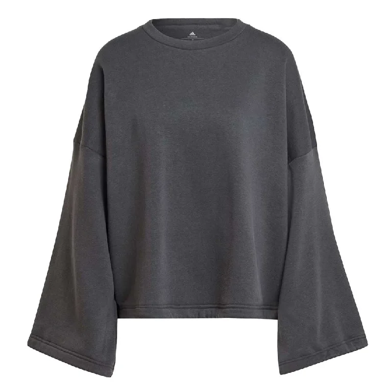 adidas - Women's Studio Lounge Fleece Sweatshirt (HC8805) Hoodie with Metallic Shiny Futuristic adidas - Women's Studio Lounge Fleece Sweatshirt (HC8805) Hoodie with Metallic Shiny Futuristic