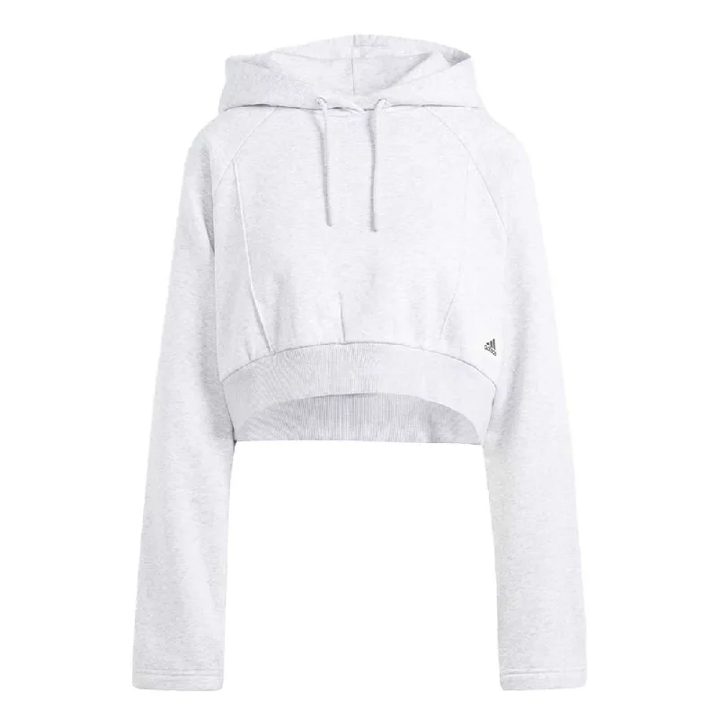 adidas - Women's The Safe Place Crop Hoodie (IT1528) Hoodie with Logo Branding Identity