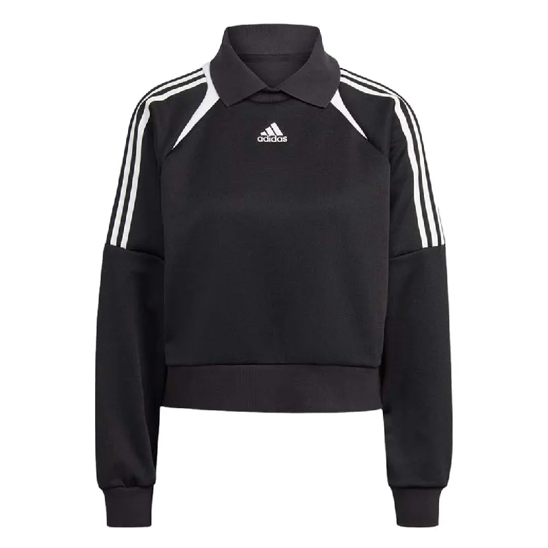 adidas - Women's Track Sweatshirt (IC6640) Hoodie with Strings Custom Fit Adjustable adidas - Women's Track Sweatshirt (IC6640) Hoodie with Strings Custom Fit Adjustable