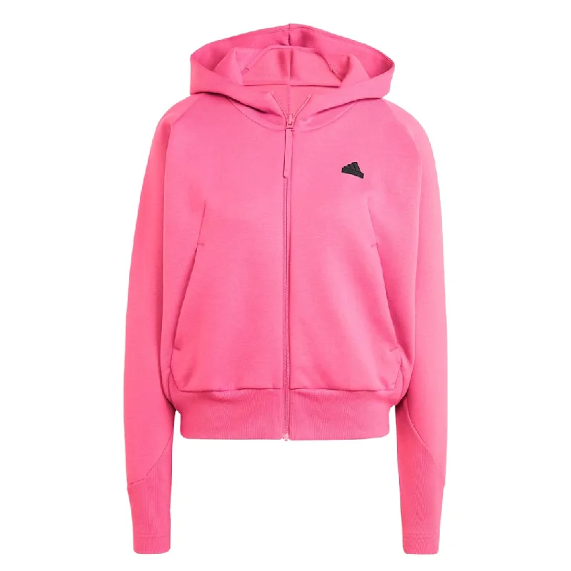 adidas - Women's Z.N.E. Full-Zip Hoodie (IN5131) Hoodie with Hem Patch Decorative Personalized adidas - Women's Z.N.E. Full-Zip Hoodie (IN5131) Hoodie with Hem Patch Decorative Personalized