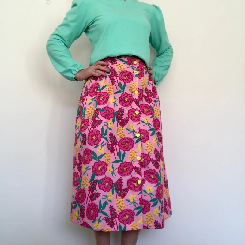 Ashlee Skirt - Fresh Flowers lace skirt elegant
