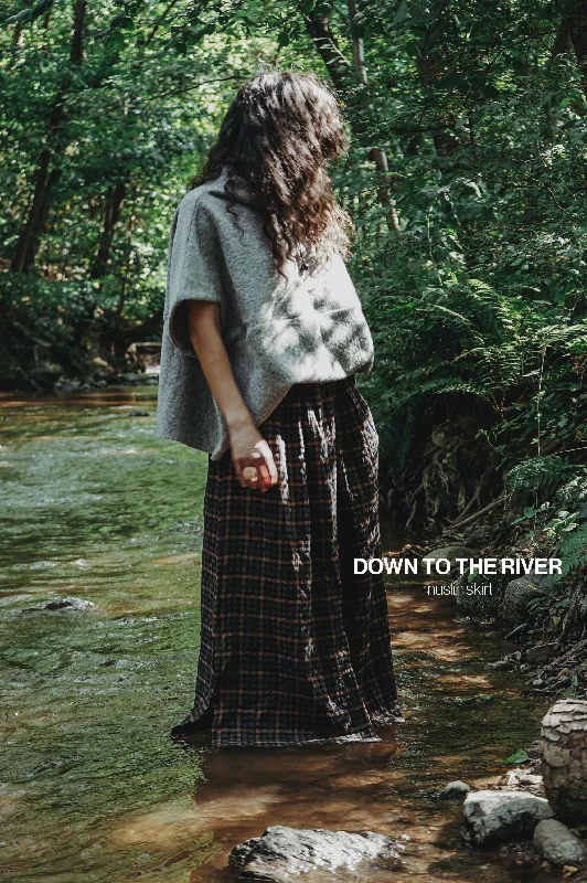 Down To The River Muslin Skirt pencil skirt chic
