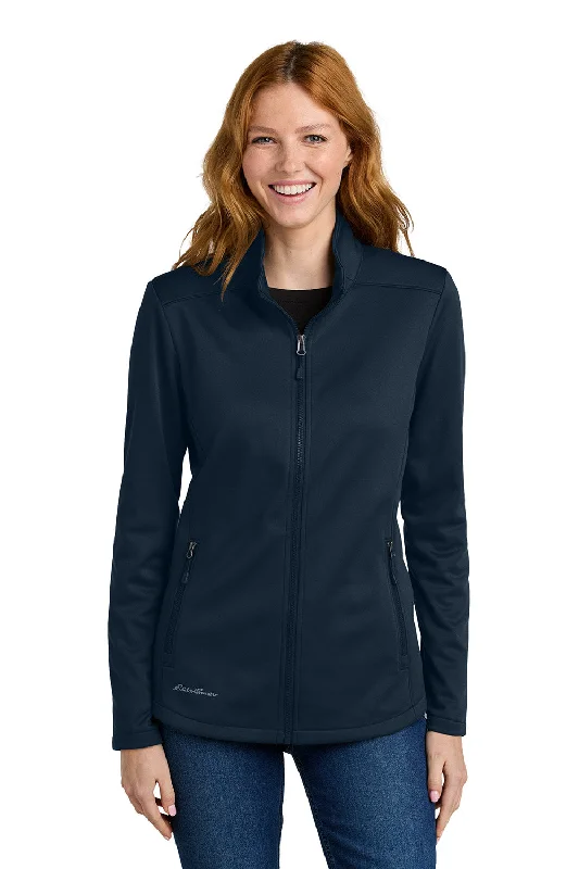 Eddie Bauer Womens Smooth Fleece Full Zip Sweatshirt w/ Pockets - River Navy Blue - New Hoodie with Cropped Fit Short Trendy Eddie Bauer Womens Smooth Fleece Full Zip Sweatshirt w/ Pockets - River Navy Blue - New Hoodie with Cropped Fit Short Trendy