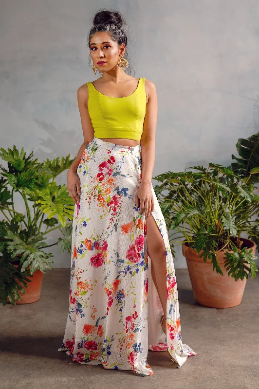 HAILEY Metallic Button Up Skirt velvet skirt sumptuous