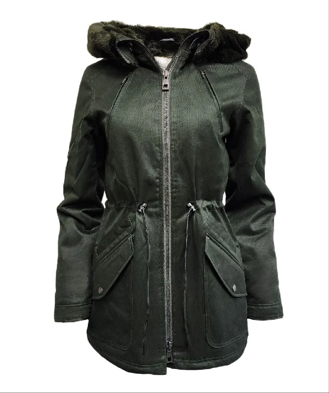 HoodLamb Women's Deep Green Natural Hemp Hooded Warm Parka 420 NWT Hoodie with Magnetic Closure Innovative Modern HoodLamb Women's Deep Green Natural Hemp Hooded Warm Parka 420 NWT Hoodie with Magnetic Closure Innovative Modern