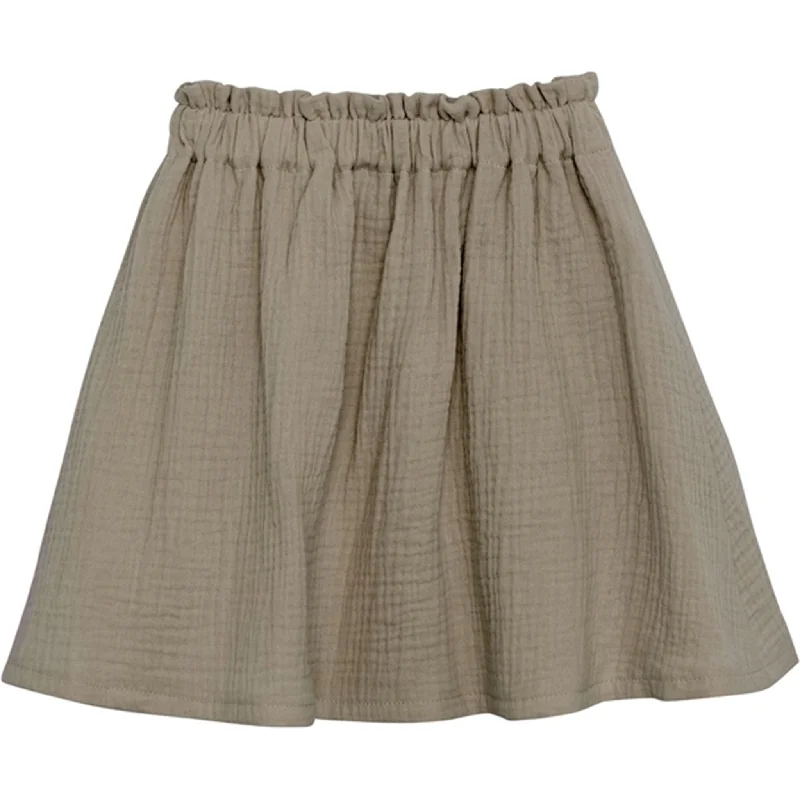 Huttelihut Muslin Silver Sage Skirt pencil skirt chic