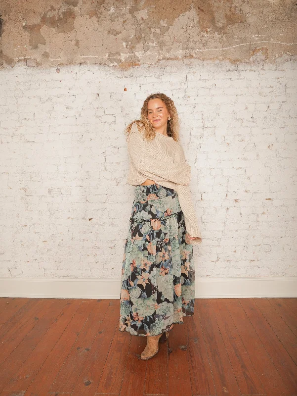 Katie Floret Maxi Skirt modal blend skirt