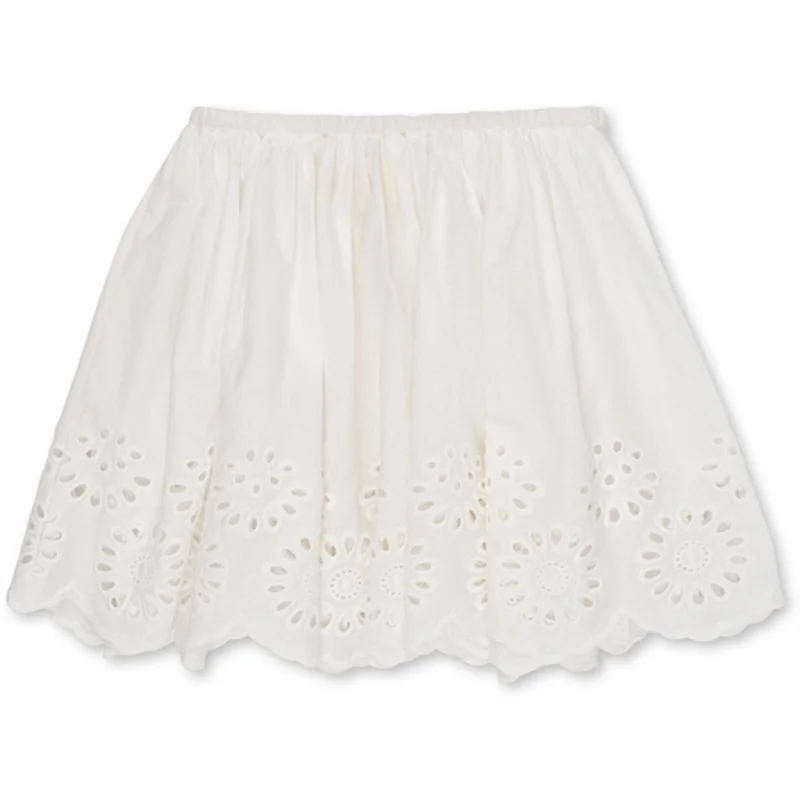 Konges Sløjd Optic White Posey Skirt slim fit skirt