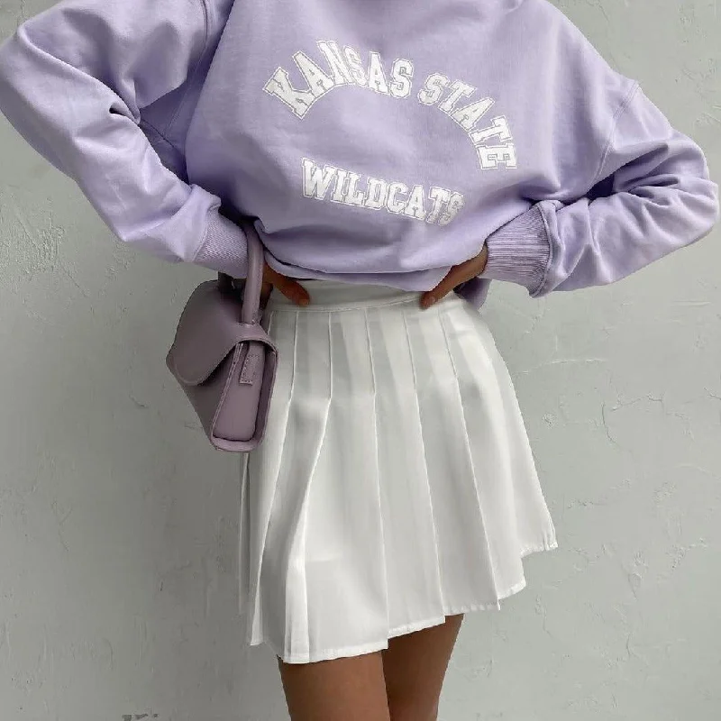 Martina Ruffle Mini Skirt athletic skirt fit
