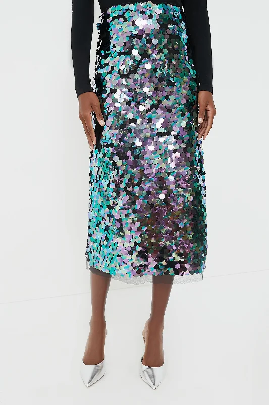 Midnight Rituals Remmi Midi Skirt satin skirt smooth