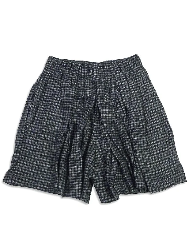 Mulberribush Girls Pleated Plaid Flannel Skorts with Elastic Waistband leather skirt modern