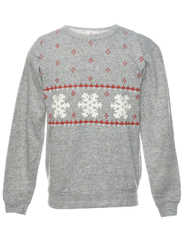 Nordic Christmas Sweatshirt - S Graphic Hoodie Design Print