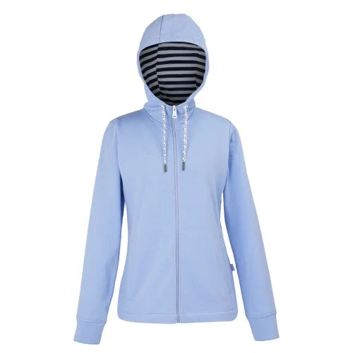 Regatta Womens/Ladies Bayletta Striped Lining Full Zip Hoodie Hoodie with Belted Waist Structured Tailored