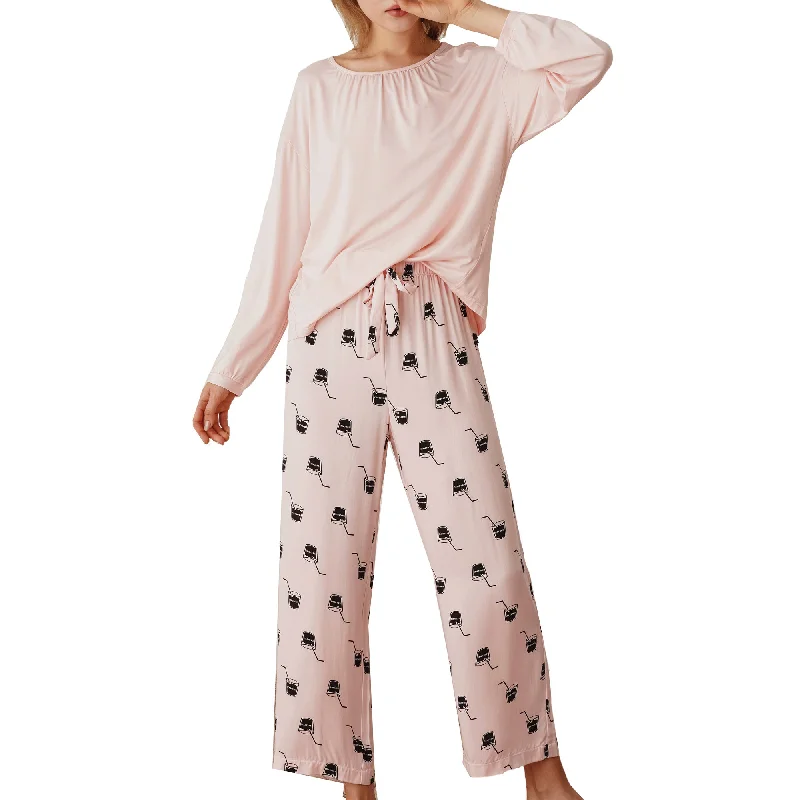 RH Women's Two Piece Pajama Set Long Sleeve printed Sweatshirt Sleepwear RHW4024 Hoodie with Pocket Utility Practical RH Women's Two Piece Pajama Set Long Sleeve printed Sweatshirt Sleepwear RHW4024 Hoodie with Pocket Utility Practical