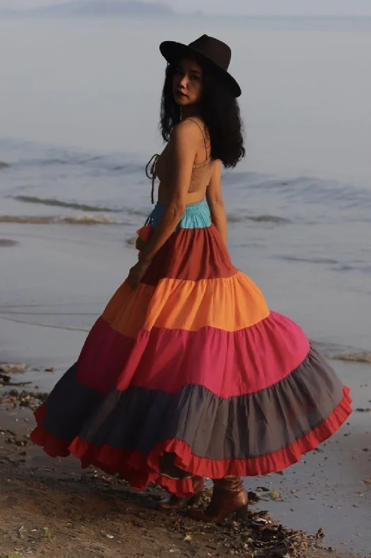 SKIRT CARLY velvet skirt glossy