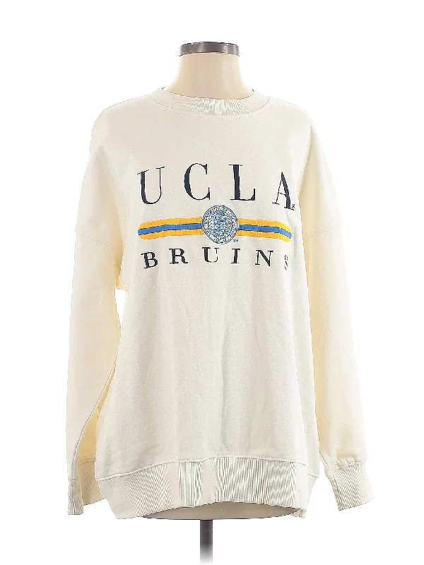 Sweatshirt Hoodie with Typography Text Message