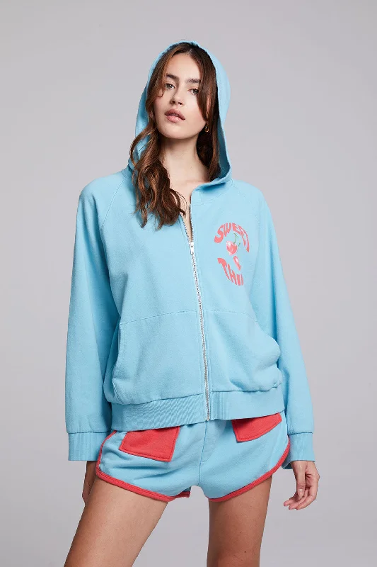 Sweet Things Sweatshirt Hoodie with Oversized Fit Loose Comfortable