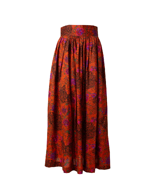 Vintage Leslie Lucks Skirt slim fit skirt
