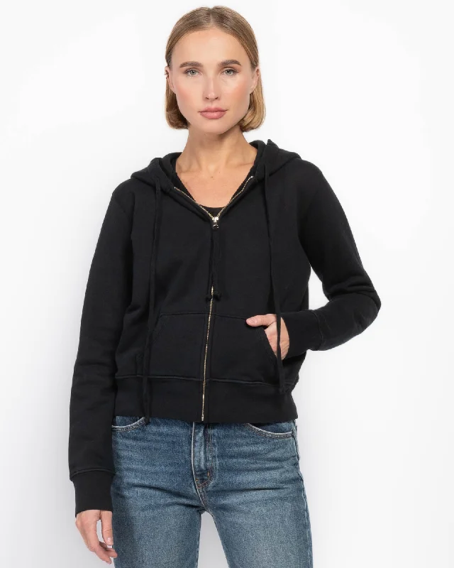 Callie Zip-Up Hoodie Hoodie Jacket Zipper Layering